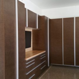 Garage Cabinets With Extruded Handles in Lebanon